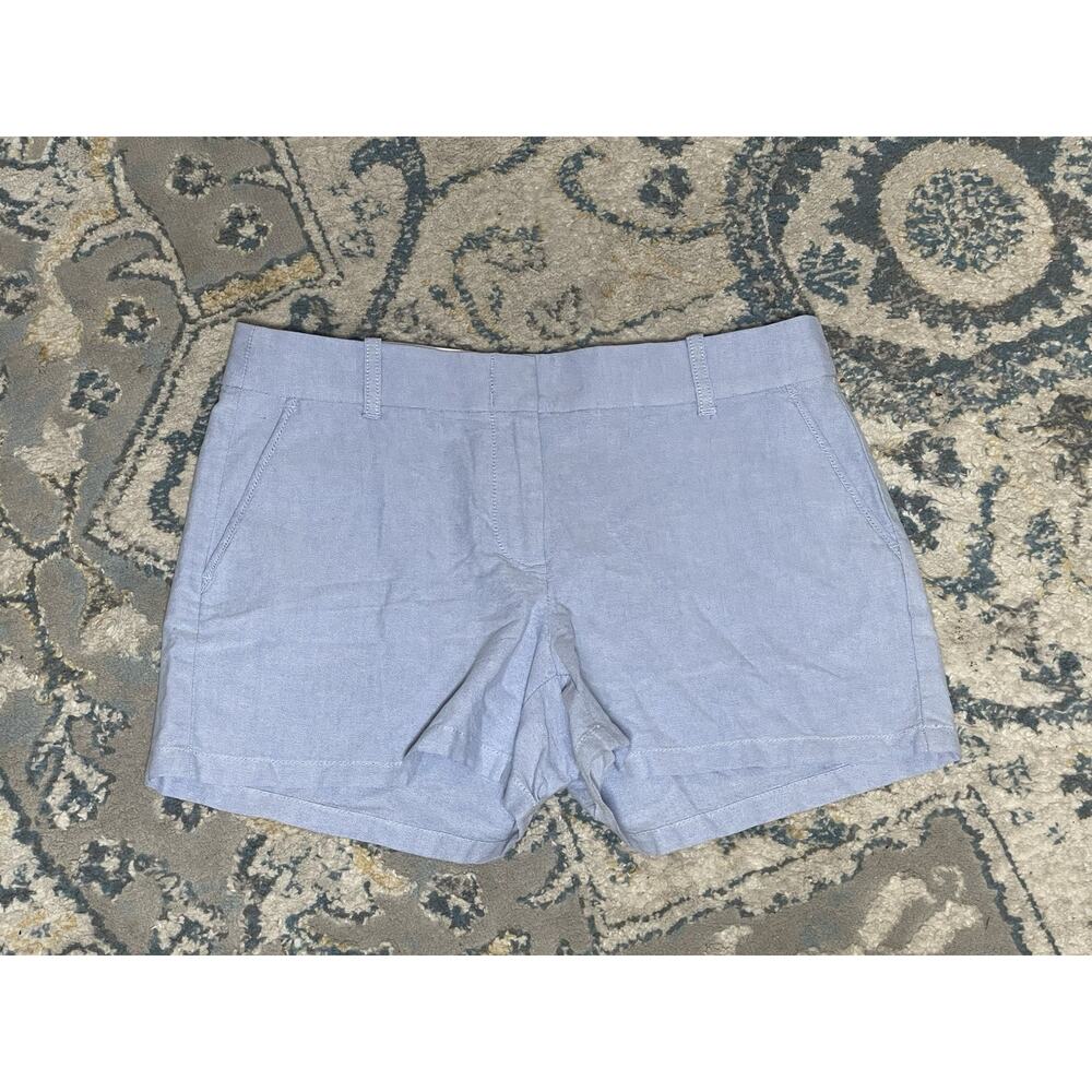 J.Crew Women’s Size 8 Blue Cotton Chino Shorts 3.5 Inseam